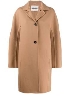 Jil Sander однобортное пальто Lloyd