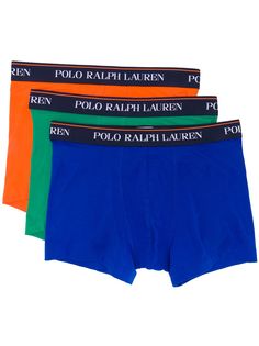 Polo Ralph Lauren комплект из трех боксеров с логотипом на поясе