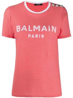 Balmain футболка с логотипом