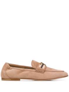 Tods лоферы с металлическим логотипом Tod`S
