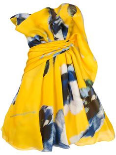 Carolina Herrera платье с драпировкой