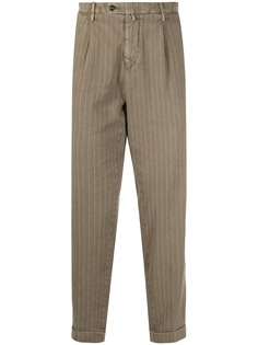 Briglia 1949 полосатые брюки чинос кроя слим
