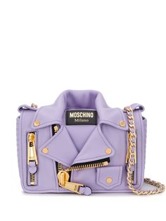 Moschino сумка в виде байкерской куртки