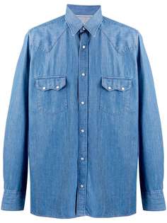 Tintoria Mattei джинсовая рубашка в стиле вестерн