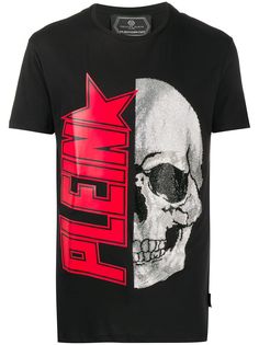 Philipp Plein футболка Skull с логотипом