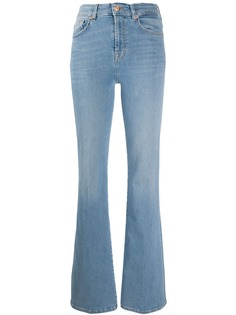 7 For All Mankind джинсы Bootcut с завышенной талией