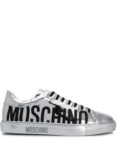 Moschino кроссовки с логотипом