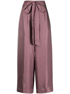 S Max Mara укороченные брюки палаццо