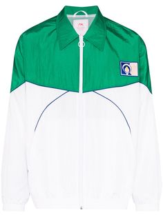 Li-Ning LINING WVN TRK JKT WHT GRN MULTI