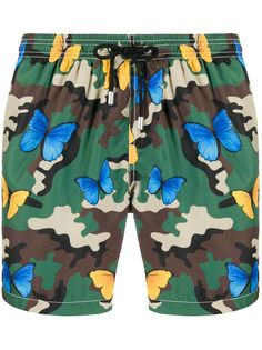 Mc2 Saint Barth butterfly print swim shorts