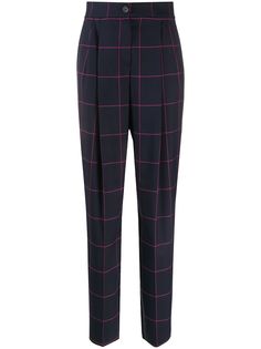 Emporio Armani брюки строгого кроя в клетку