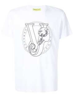 Versace Jeans Couture футболка с принтом логотипа VJ