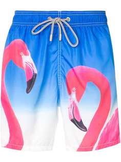 Mc2 Saint Barth шорты для плавания Barbados с фламинго