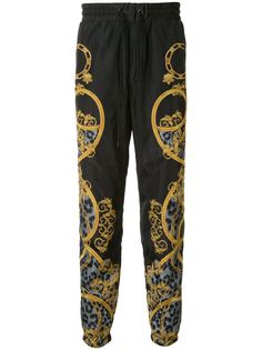 Versace Jeans Couture спортивные брюки с принтом Baroque