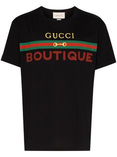 Gucci футболка с принтом Gucci Boutique