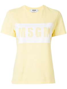 MSGM футболка с логотипом