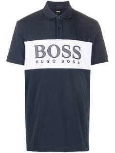 Boss Hugo Boss рубашка поло с вышитым логотипом