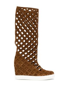 Casadei Lady Web mid-calf boots