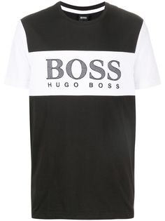 Boss Hugo Boss футболка с короткими рукавами и вышитым логотипом