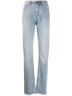 Alexandre Vauthier прямые джинсы с завышенной талией