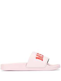MSGM шлепанцы с логотипом