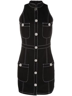 Balmain джинсовое платье мини