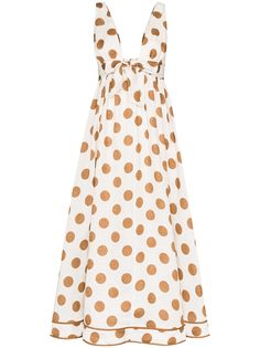 Zimmermann ZIM EMPIRE DEEP V SLVLS MAXI DRS BRWN DO