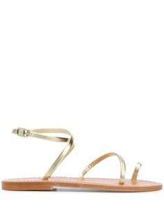 K. Jacques Loki asymmetric flat sandals