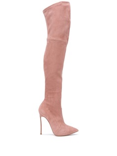 Casadei pointed thigh-high boots
