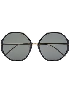 Linda Farrow Alona round sunglasses