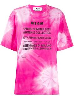MSGM футболка 10th Anniversary