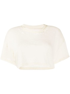 IRO Woka distressed cropped T-shirt