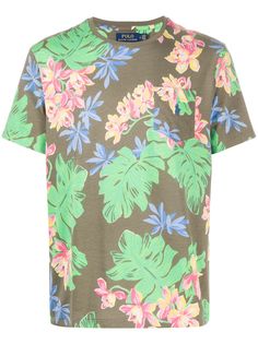 Polo Ralph Lauren футболка с короткими рукавами и цветочным принтом
