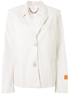 Heron Preston многослойный однобортный блейзер