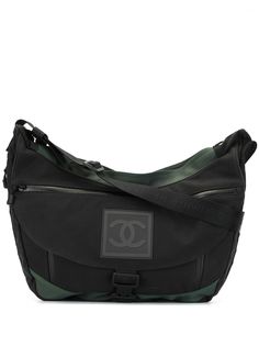 Chanel Pre-Owned сумка через плечо Sports line с нашивкой-логотипом CC 2003-го года