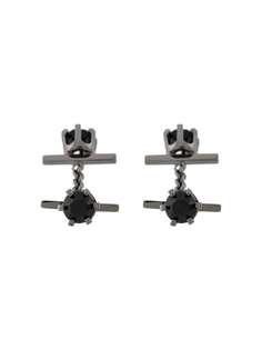 Dsquared2 crystal embellished cufflinks