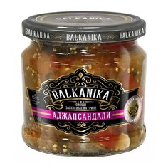 Аджапсандали овощи запеченные на гриле Balkanika стеклянная банка 340 г