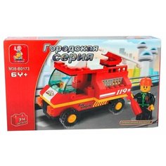 Конструктор SLUBAN Городская серия M38-B0173 FIRE ENGINE