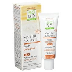 SOBiO etic Защитный дневной флюид для лица с ослиным молоком, 50 мл
