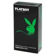 Презервативы Playboy 3 in 1 (12 шт.)