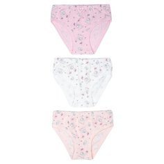 Трусики BAYKAR 3 шт., размер 158/164, белый/персиковый/розовый