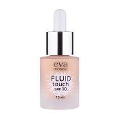 Eva Mosaic Тональный флюид Fluid Touch, 15 мл, оттенок: 02 светло-бежевый