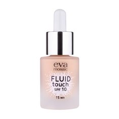 Eva Mosaic Тональный флюид Fluid Touch, 15 мл, оттенок: 01 фарфор