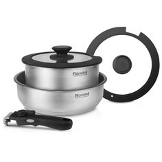 Набор посуды Rondell Stark RDS-934 5 пр. стальной