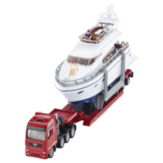 Набор машин Siku Тягач с яхтой (1849) 1:87 27 см красный/белый
