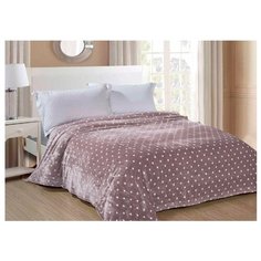 Плед Cleo Калифорния 180х200 см, коричневый