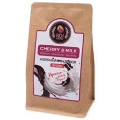 Кофе молотый Rich Coffee Cherry & Milk coffee с эфирными маслами и гранулированным молоком, 200 г
