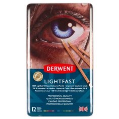 Derwent Цветные карандаши Lightfast 12 цветов (D-2302719)