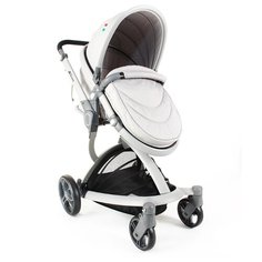 Коляска-трансформер Skillmax 1609 (с автокреслом) lt. grey