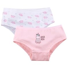 Трусы Bossa Nova размер 28, розовый/белый